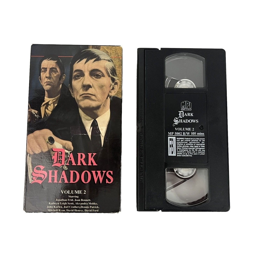 DARK SHADOWS  VOLUME 2  VHS TV  HORROR SUSPENSE‎ VAMPIRE WEREWOLF